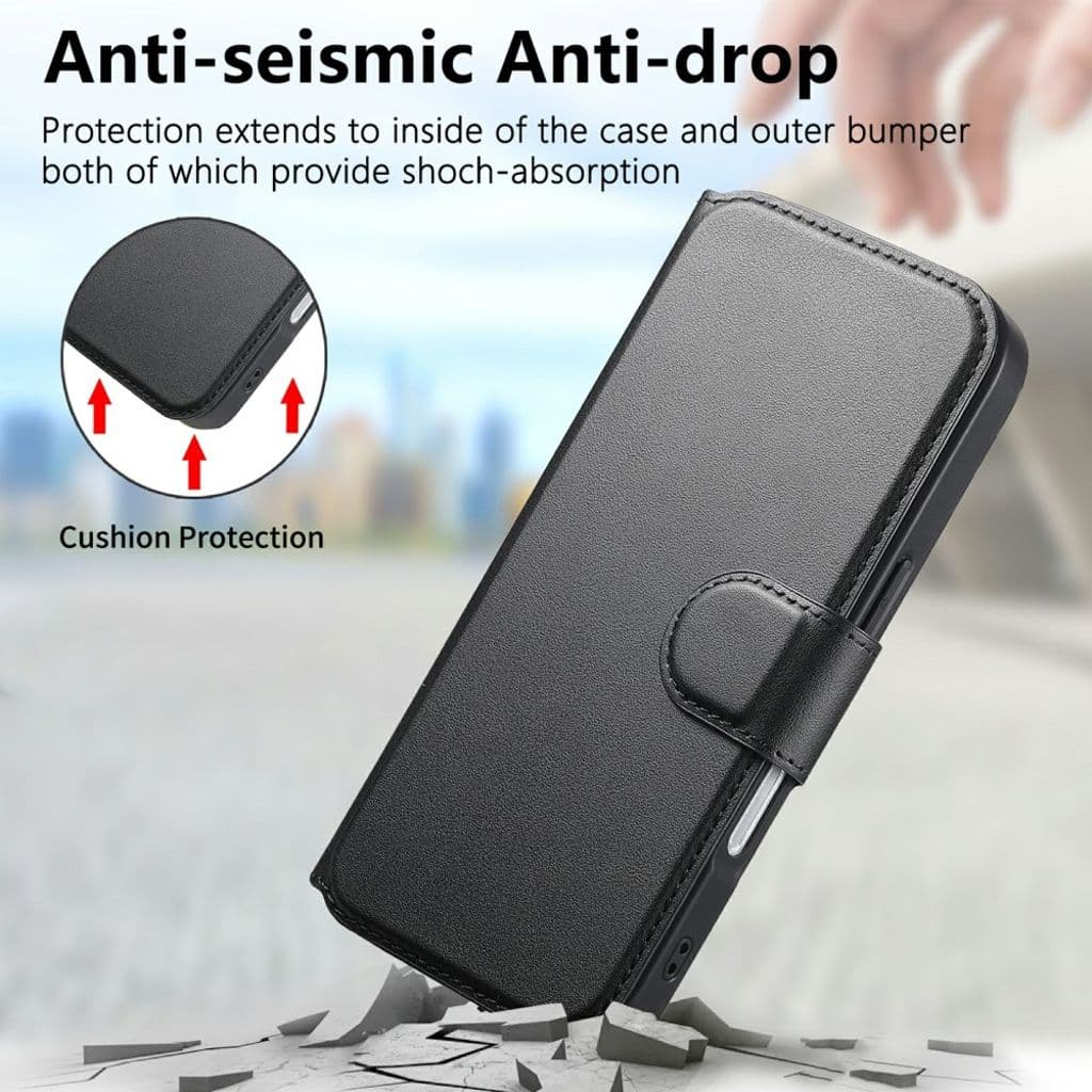 CASENEO iPhone 16 Fodral med Stativ - Svart - Bild 13