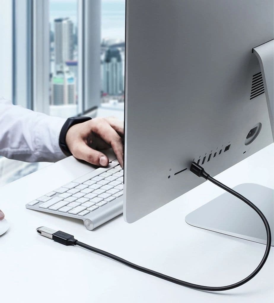 Ugreen USB-A 3.0 (hona) till USB-A 3.0 (hane) förlängningskabel, 1,5 m - svart - Bild 4