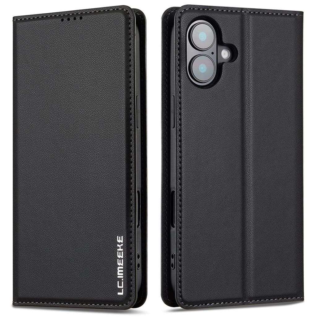 LC.IMEEKE iPhone 17 Plånboksfodral - Svart