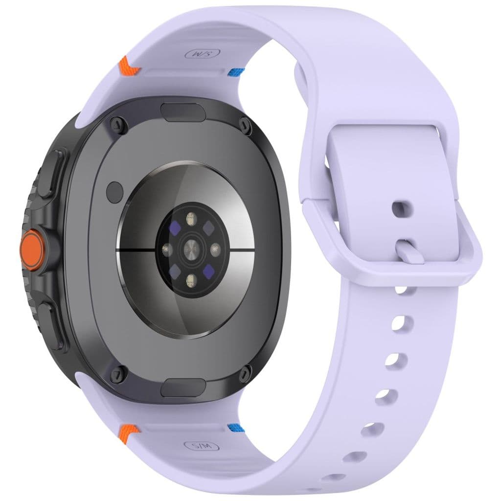 Klockarmband för Samsung Galaxy Watch8/Watch8 Classic 46mm Silikon – Lila