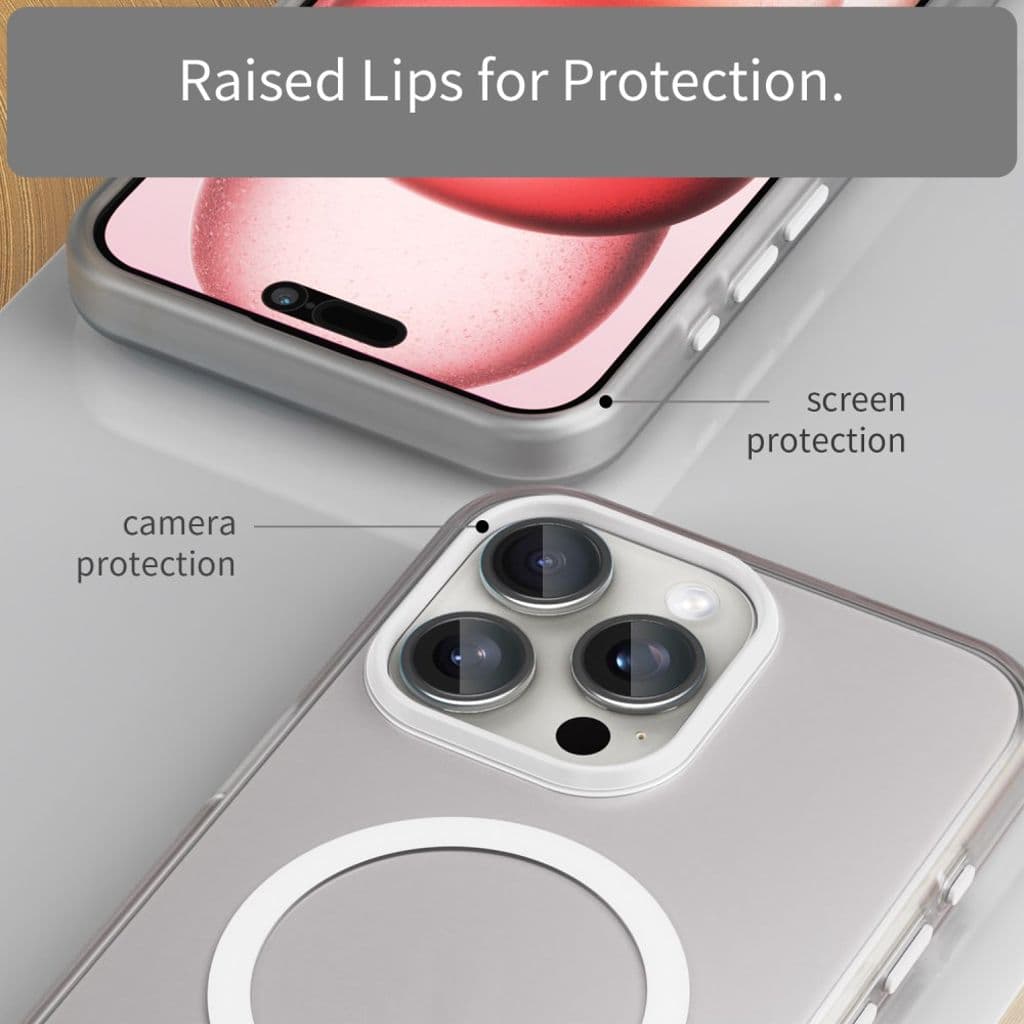 iPhone 15 Pro Max Skal med MagSafe - Vit - Bild 5