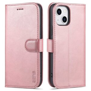 AZNS Anti-Fall Plånboksfodral till iPhone 14 - Rose Guld