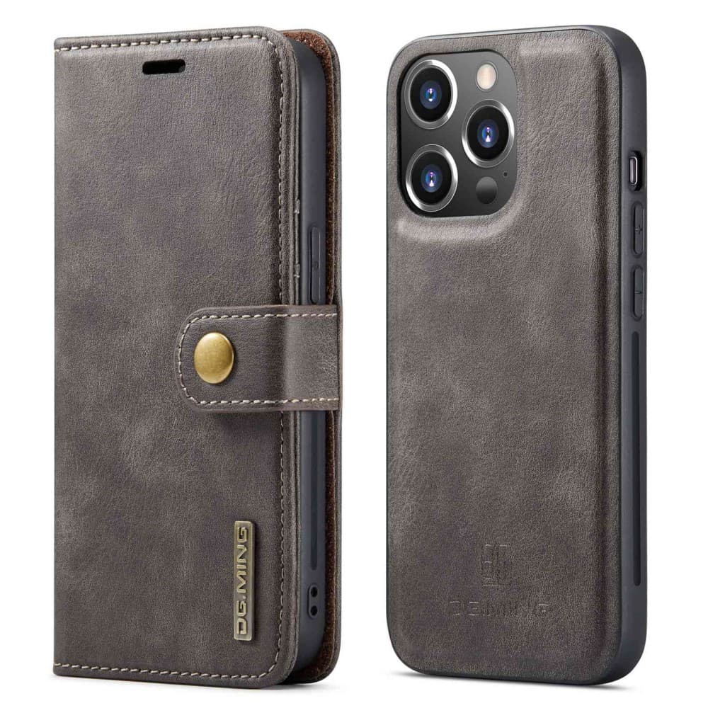 DG.MING Fodral för iPhone 14 Pro Max - Grå