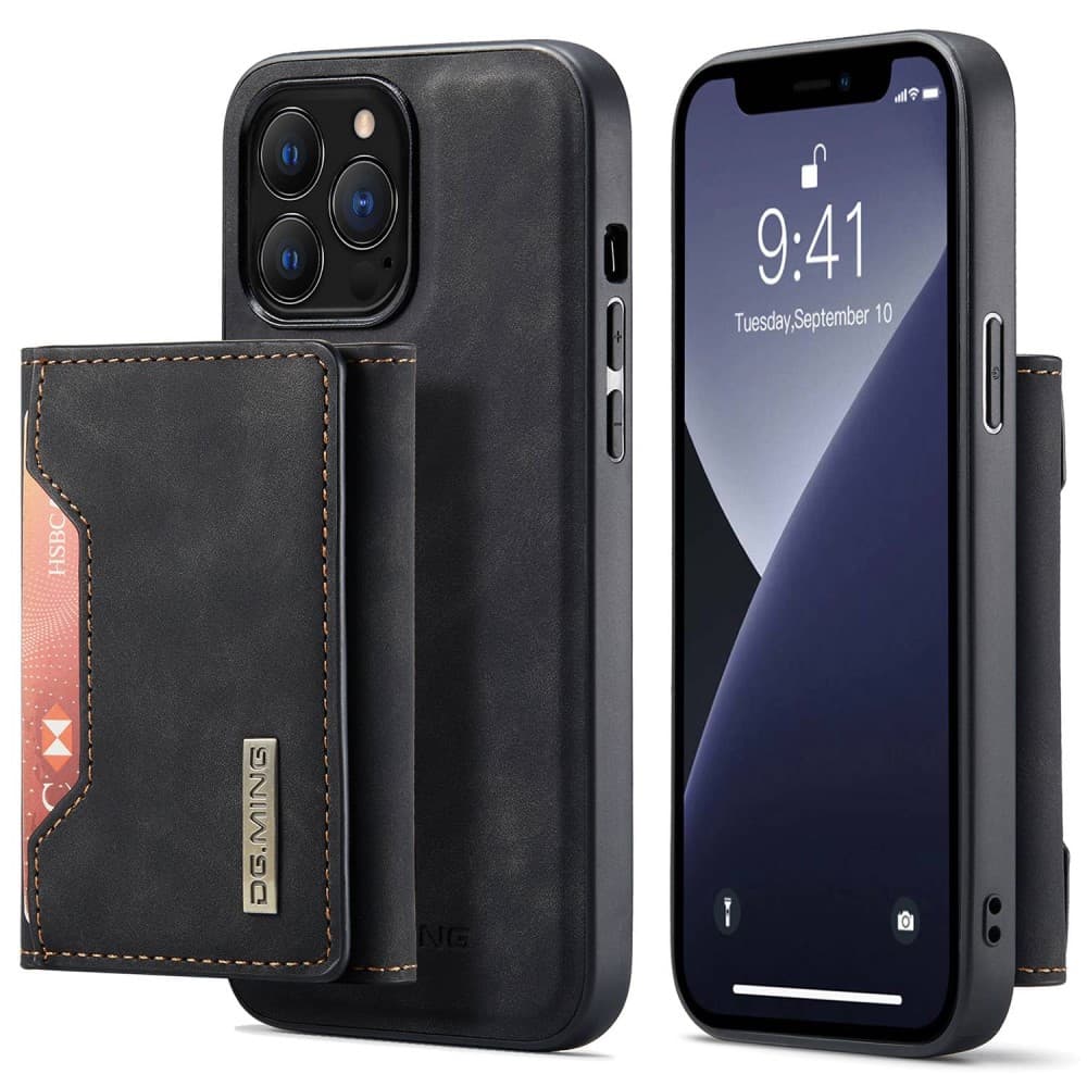 DG.MING Scratch-resistant Phone Skal För iPhone 14 Pro - Svart