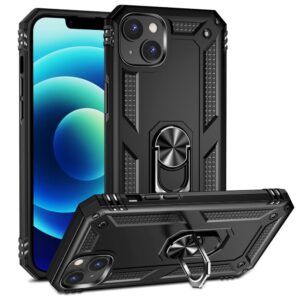 iPhone 14 Military Grade Shockproof TPU + PC Skal - Svart