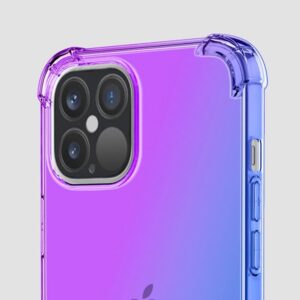 Gradient Design iPhone 14 Skal - Lila / Blå