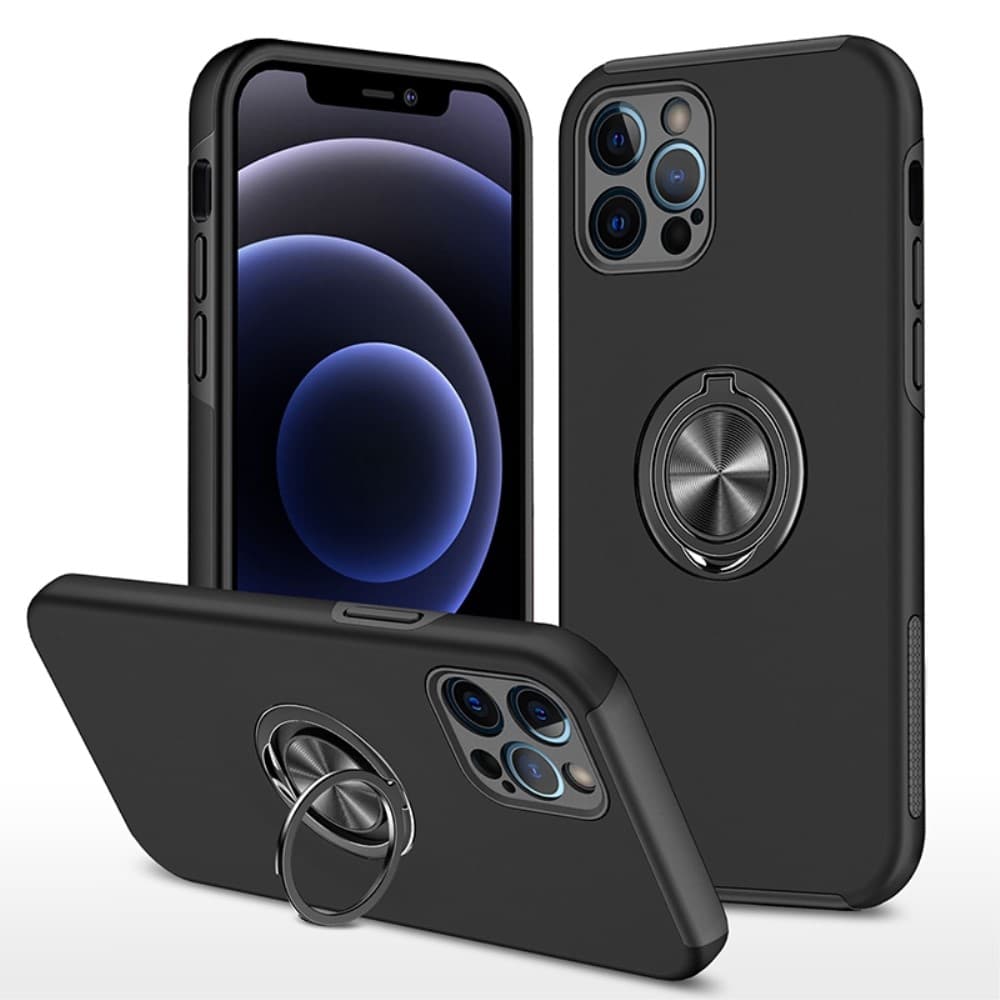 iPhone 14 Pro Well-protected Anti-wear Mobilskal - Svart