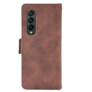 Samsung Galaxy Z Fold4 5G Multiple Card Slots Fodral - Brun