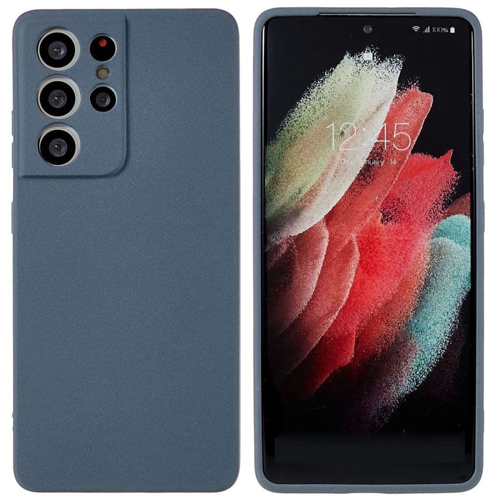 Matt Samsung Galaxy S21 Ultra 5G TPU-skal - Grå