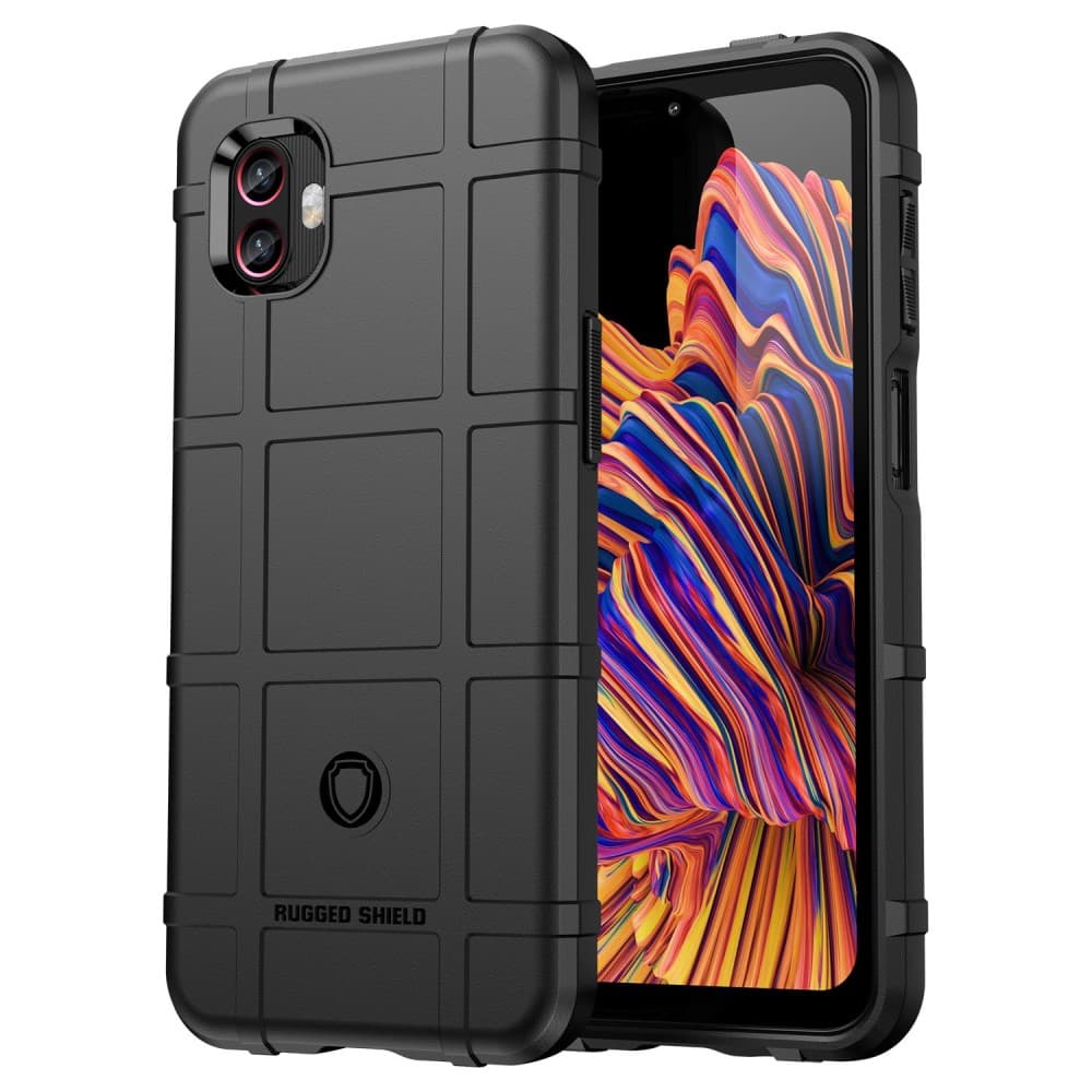 Samsung Galaxy Xcover 6 Pro 5G / Xcover Pro 2 5G Rugged Square Grid Skal - Svart