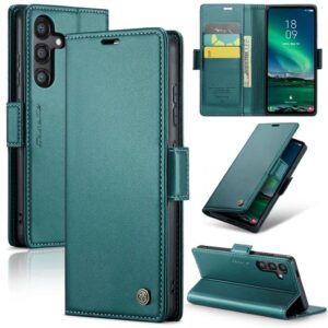 CASEME Samsung Galaxy S24 FE RFID blockerande Plånboksfodral - Grön