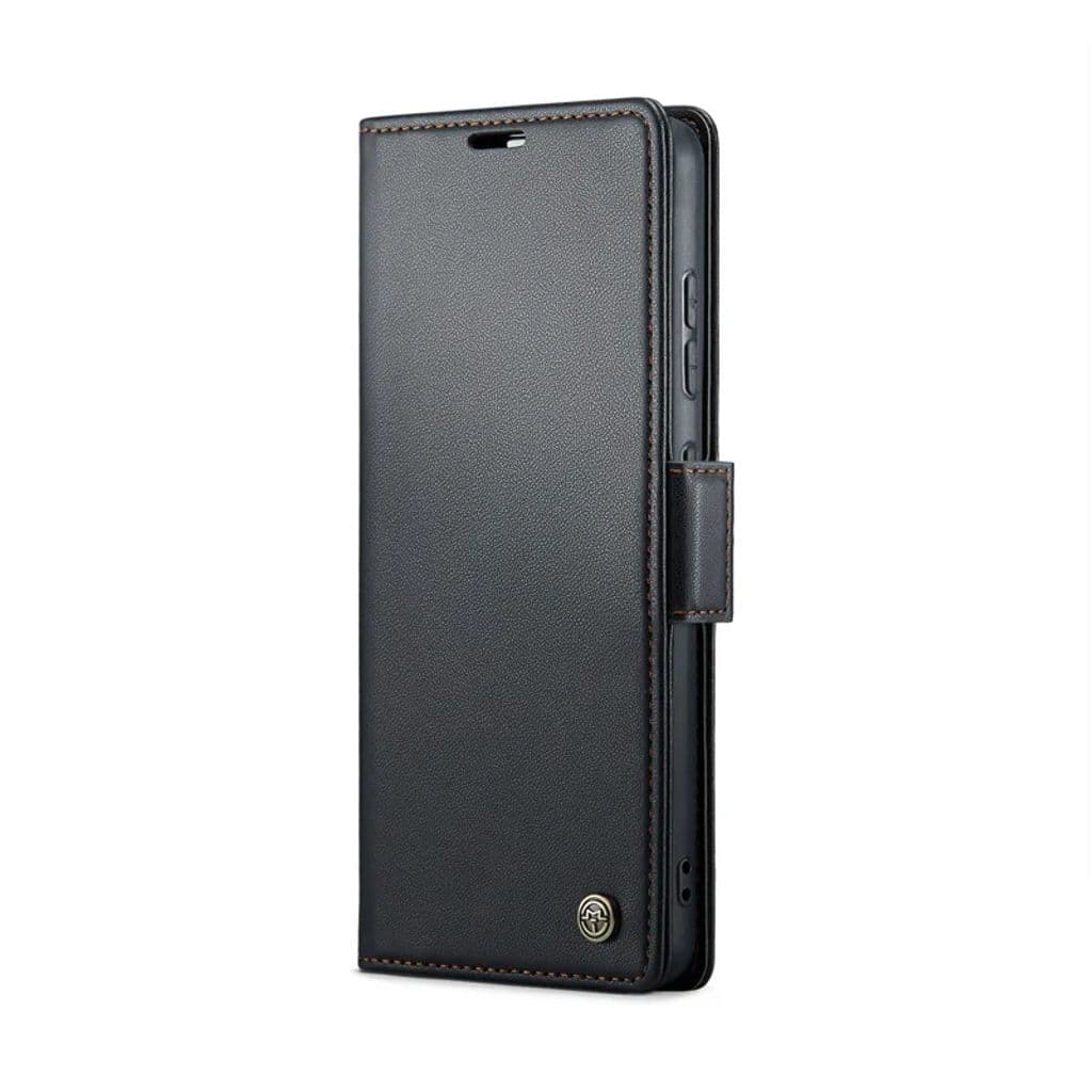 CASEME Samsung Galaxy S24 FE RFID blockerande Plånboksfodral - Svart