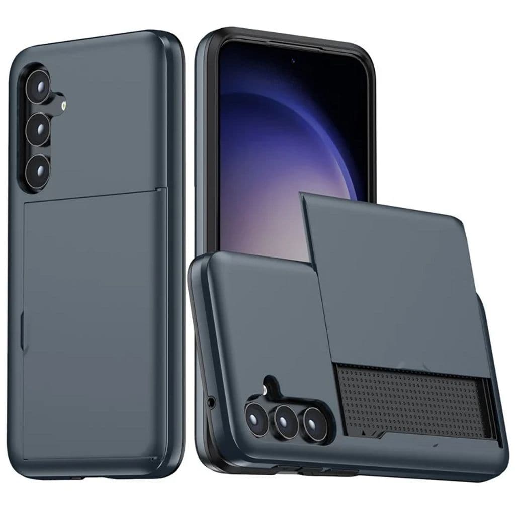 Samsung Galaxy S25 Skal med kortplats - Blå