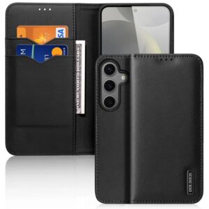 DUX DUCIS Samsung Galaxy S25 Plus Plånboksfodral i läder - Svart