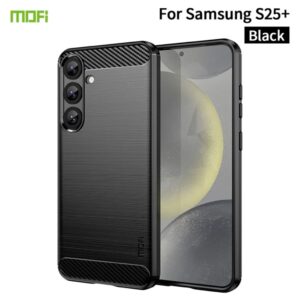 MOFI Samsung Galaxy S25 Plus Kolfiber Skal - Svart