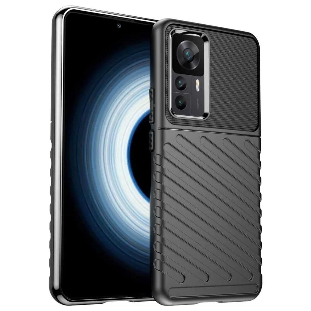 Stöttåligt Xiaomi 12T 5G/12T Pro 5G/Redmi K50 Ultra 5G skal - Svart