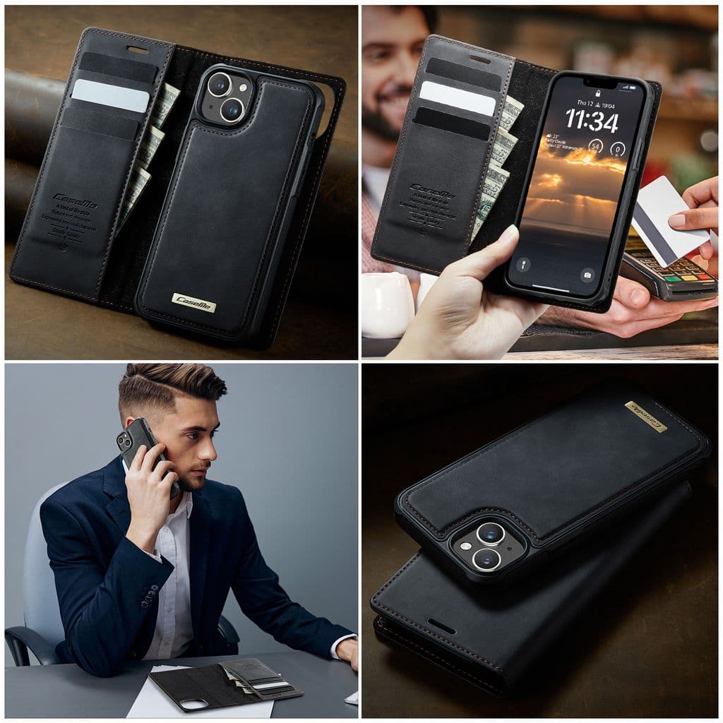 CASEME iPhone 14 Plus / iPhone 15 Plus Fodral med MagSafe - Svart - Bild 12
