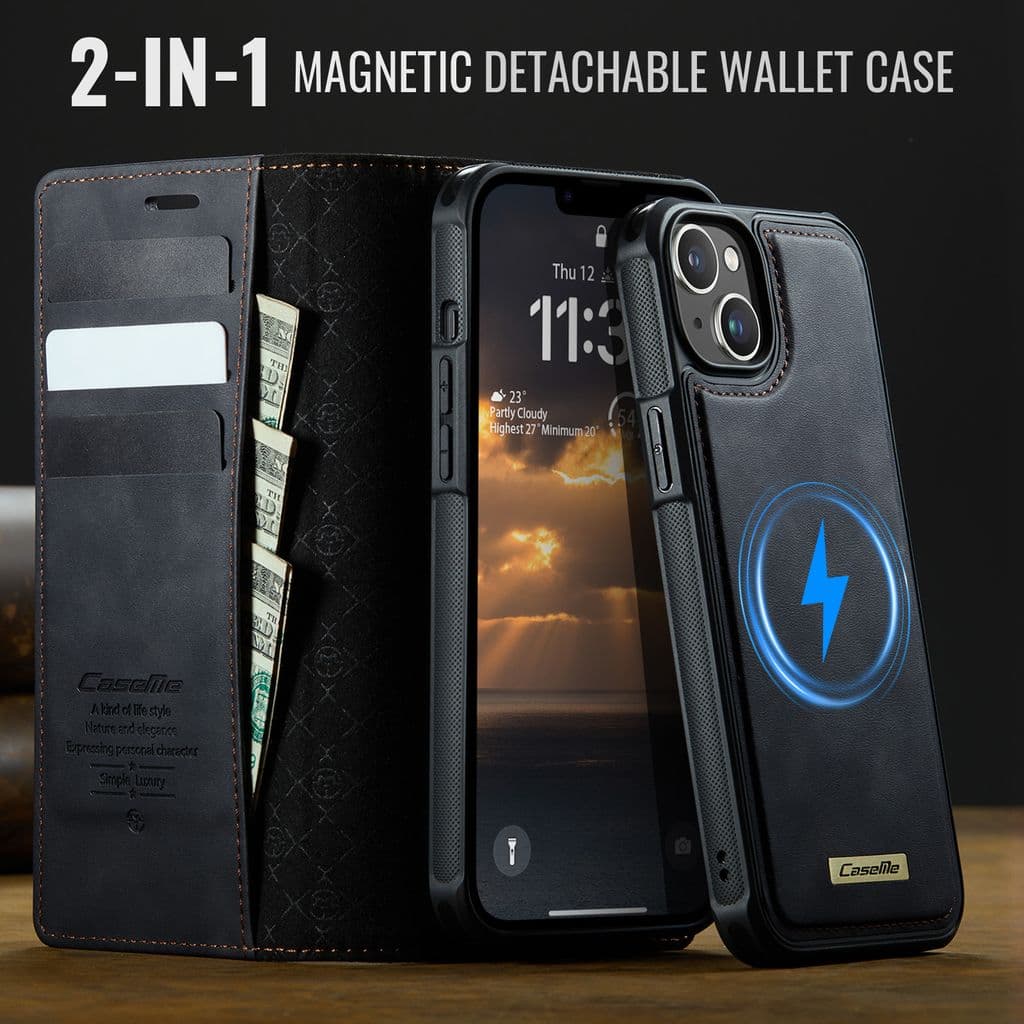 CASEME iPhone 14 Plus / iPhone 15 Plus Fodral med MagSafe - Svart - Bild 4