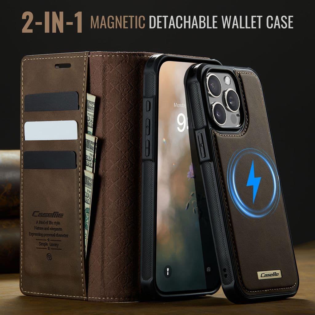 CASEME iPhone 15 Pro Max Fodral med MagSafe - Brun - Bild 4