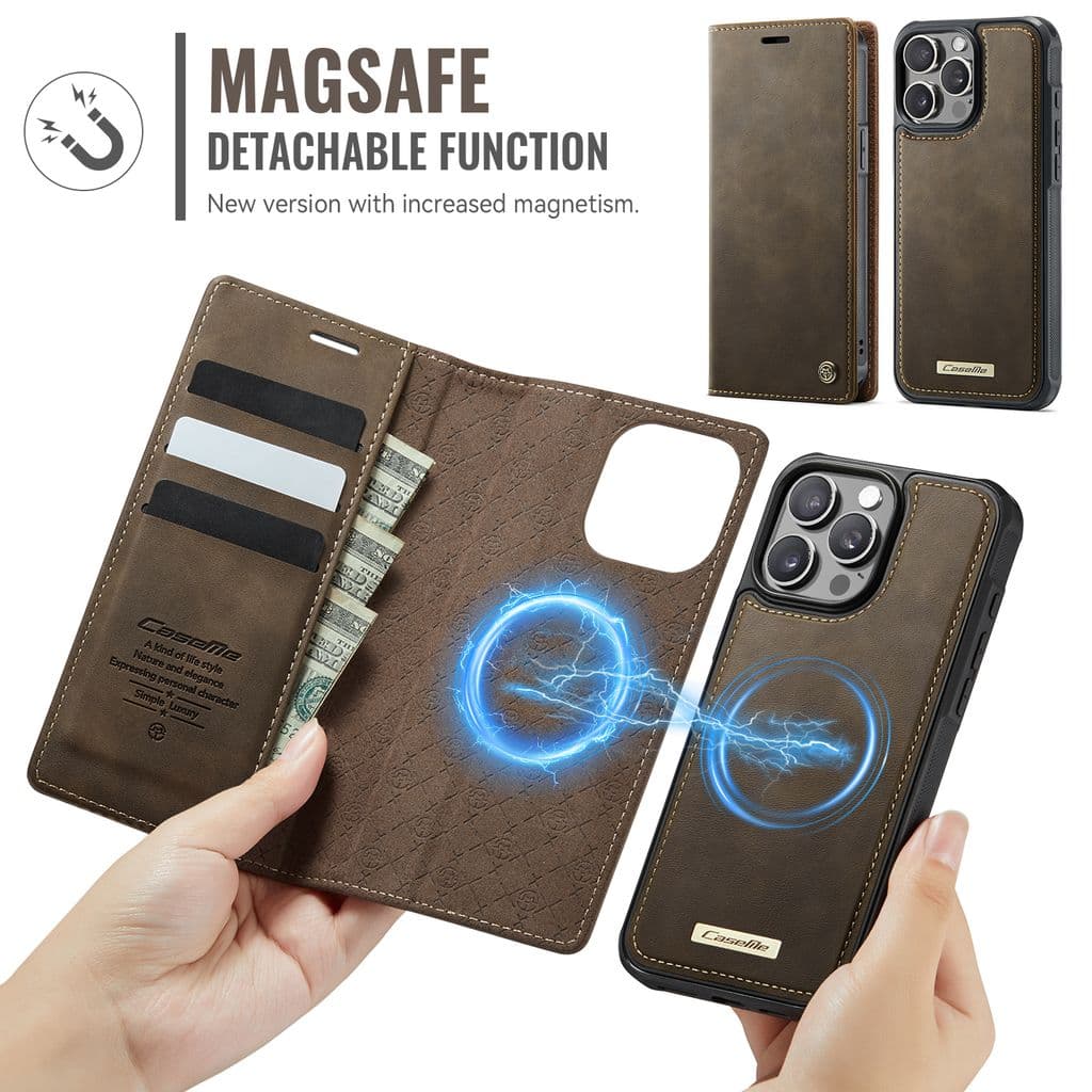 CASEME iPhone 15 Pro Max Fodral med MagSafe - Brun - Bild 6