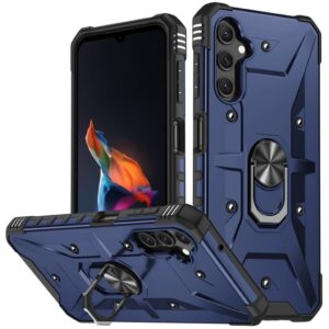 Stöttåligt Samsung Galaxy A14 5G skal med en ring - Mörkblått