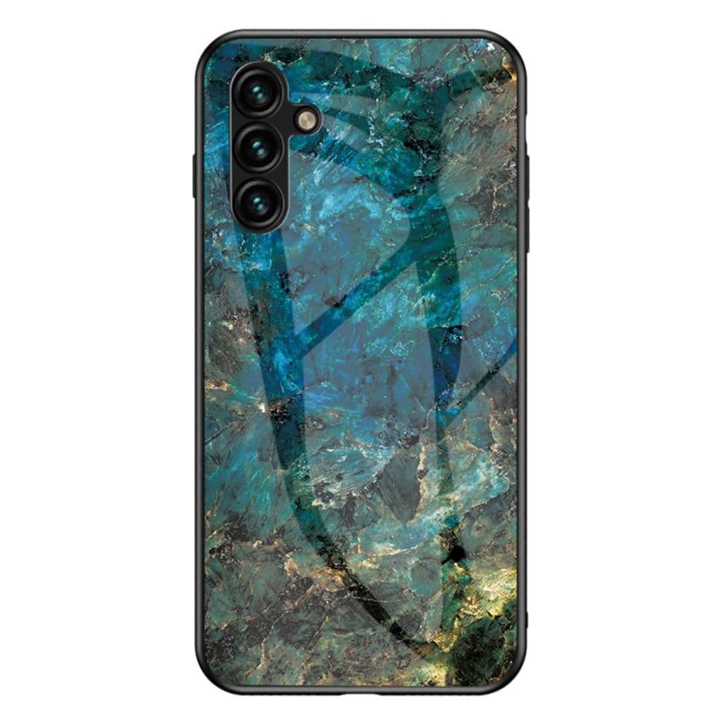 Samsung Galaxy A54 5G skal i marmor - Mörkgrönt