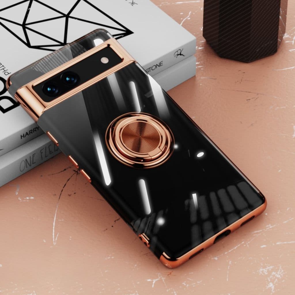 Elektropläterat Google Pixel 7A 5G skal - Roséguld - Bild 2