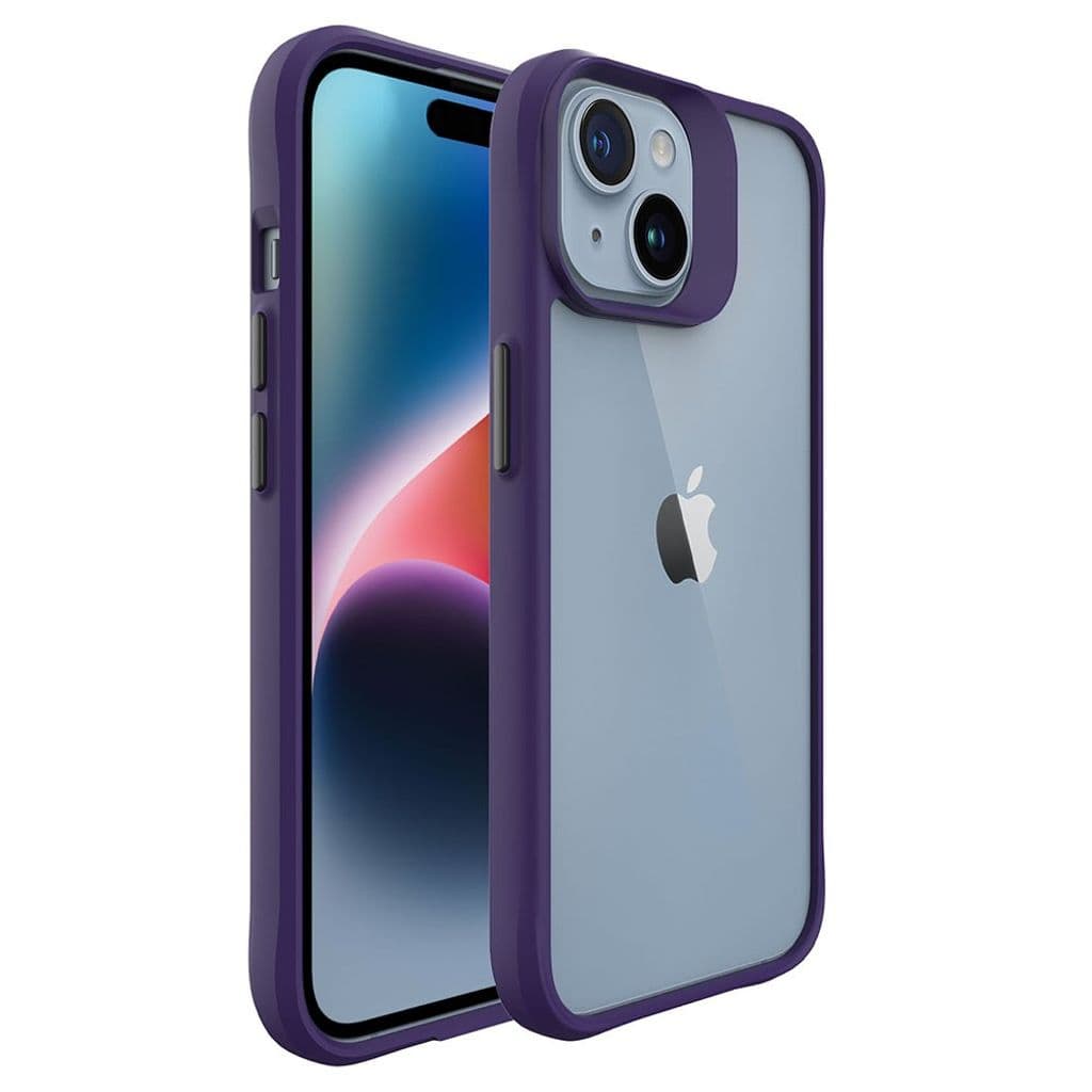 Stöttåligt iPhone 15 skal - Lila