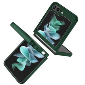 Samsung Galaxy Z Flip5 5G skal med en ring - Mörkgrönt