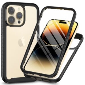 IPhone 15 Pro Max skal med ett skärmskydd - Svart