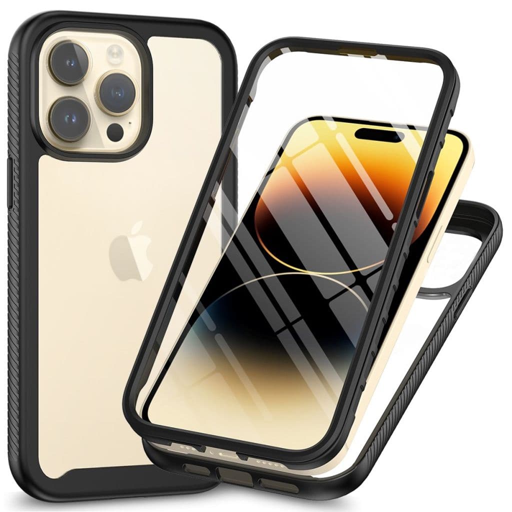 3-i-1 iPhone 15 Pro skal - Svart