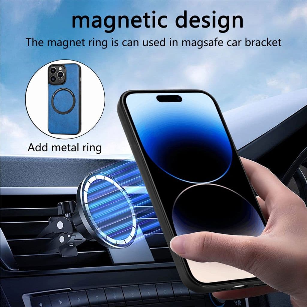 iPhone 15 Pro Max Skal med MagSafe Support - Brun - Bild 6