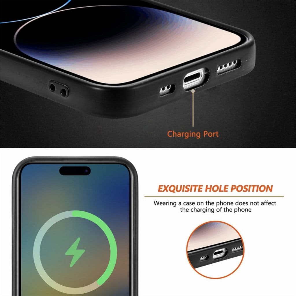 iPhone 15 Pro Max Skal med MagSafe Support - Brun - Bild 3