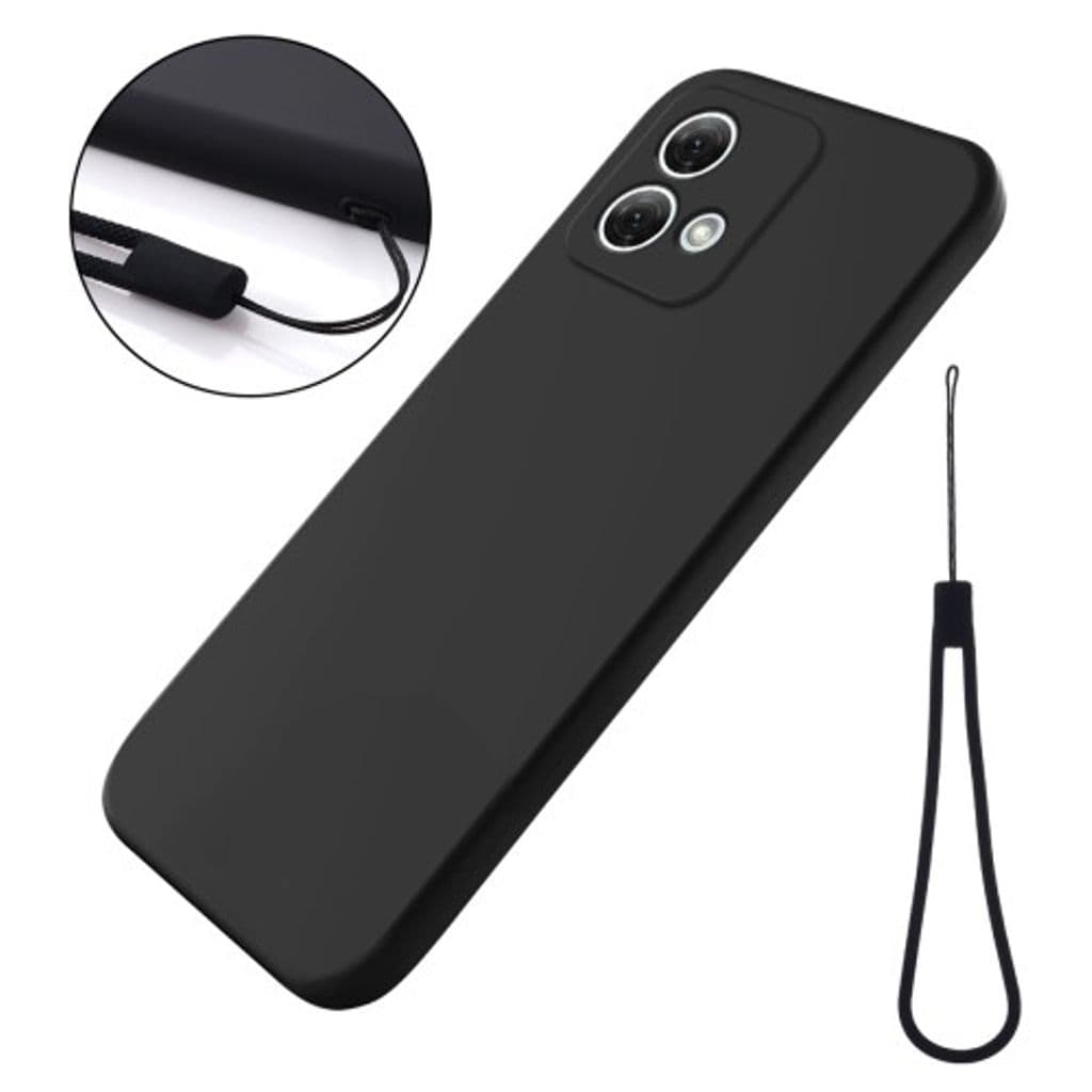 Motorola Moto G84 5G silikon skal - Svart