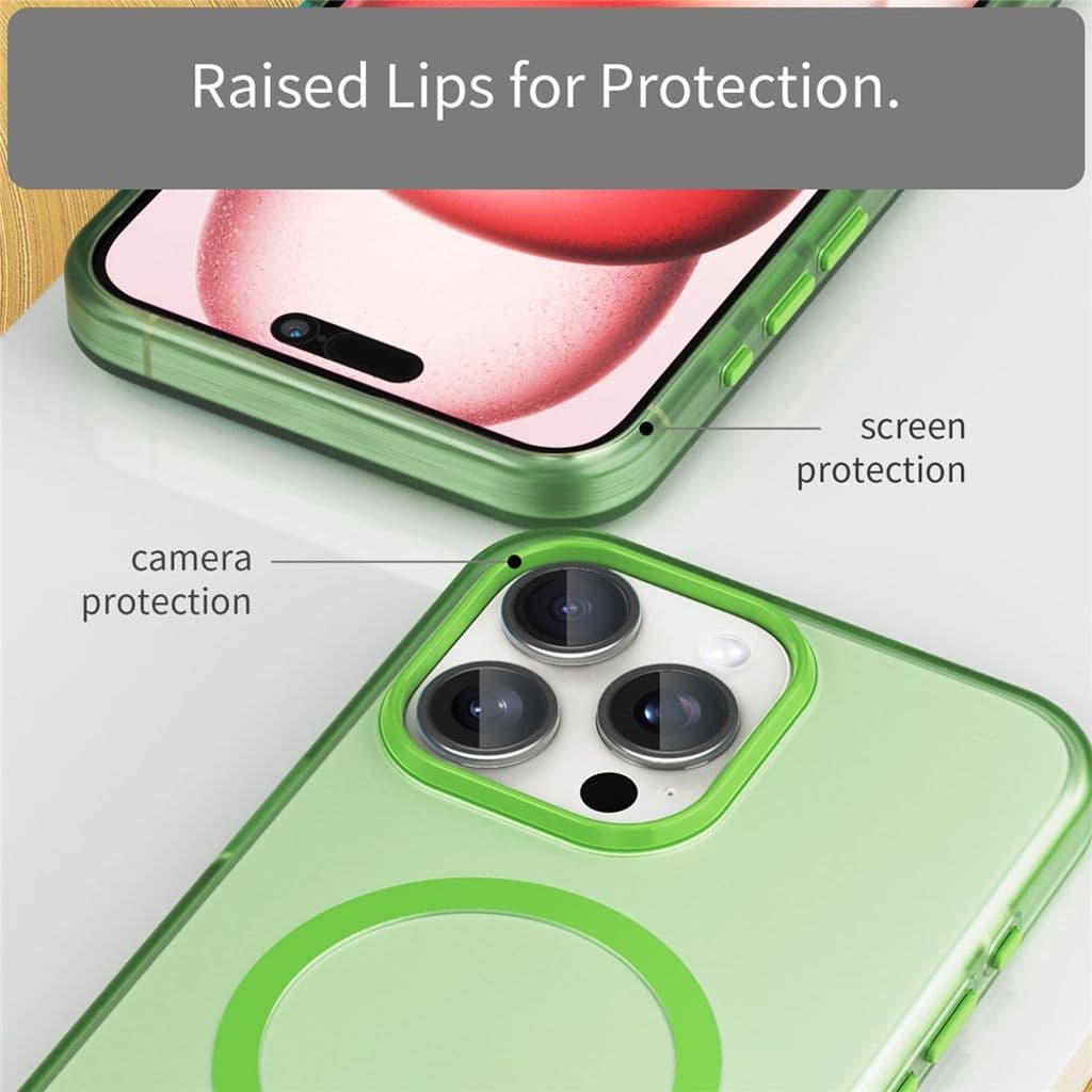 iPhone 15 Pro Max Skal med MagSafe - Grön - Bild 5