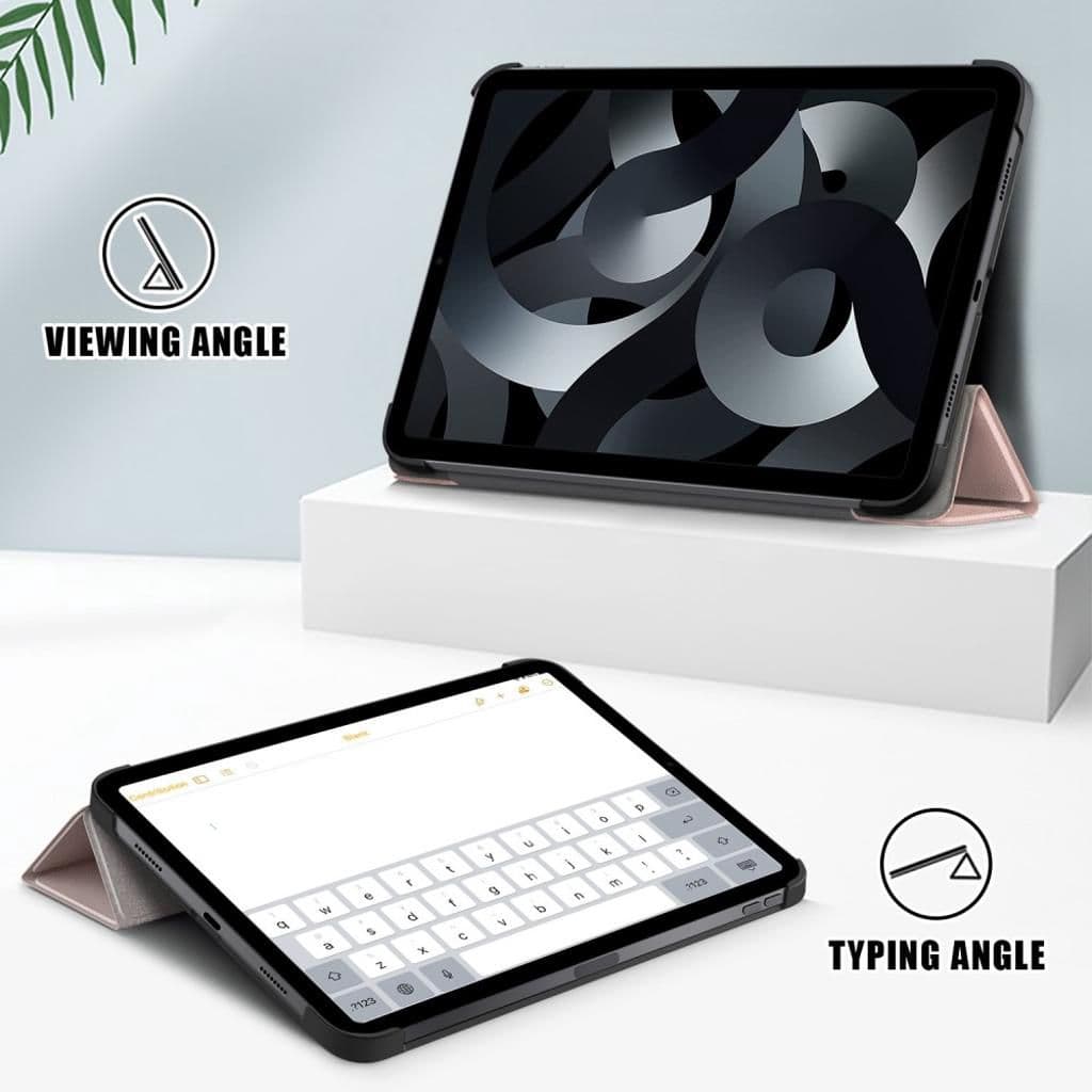 iPad 10.9" 2022 / iPad 11" 2025 fodral med stativ - Rosa - Bild 5