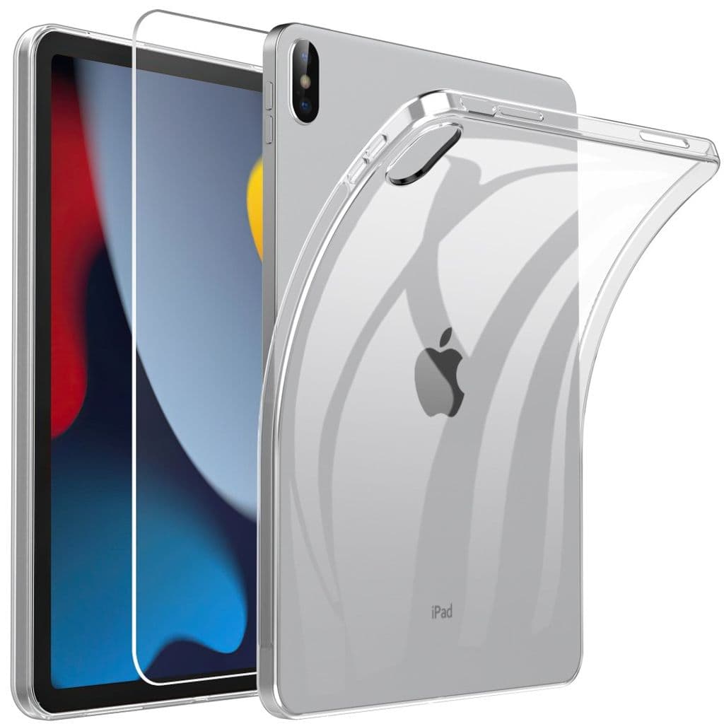 iPad 10.9" 2022 / iPad 11" 2025 Skal och skärmskydd - Transparent