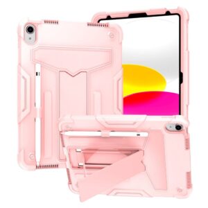iPad 10.9" 2022 / iPad 11" 2025 skal med pennfack - Rosa