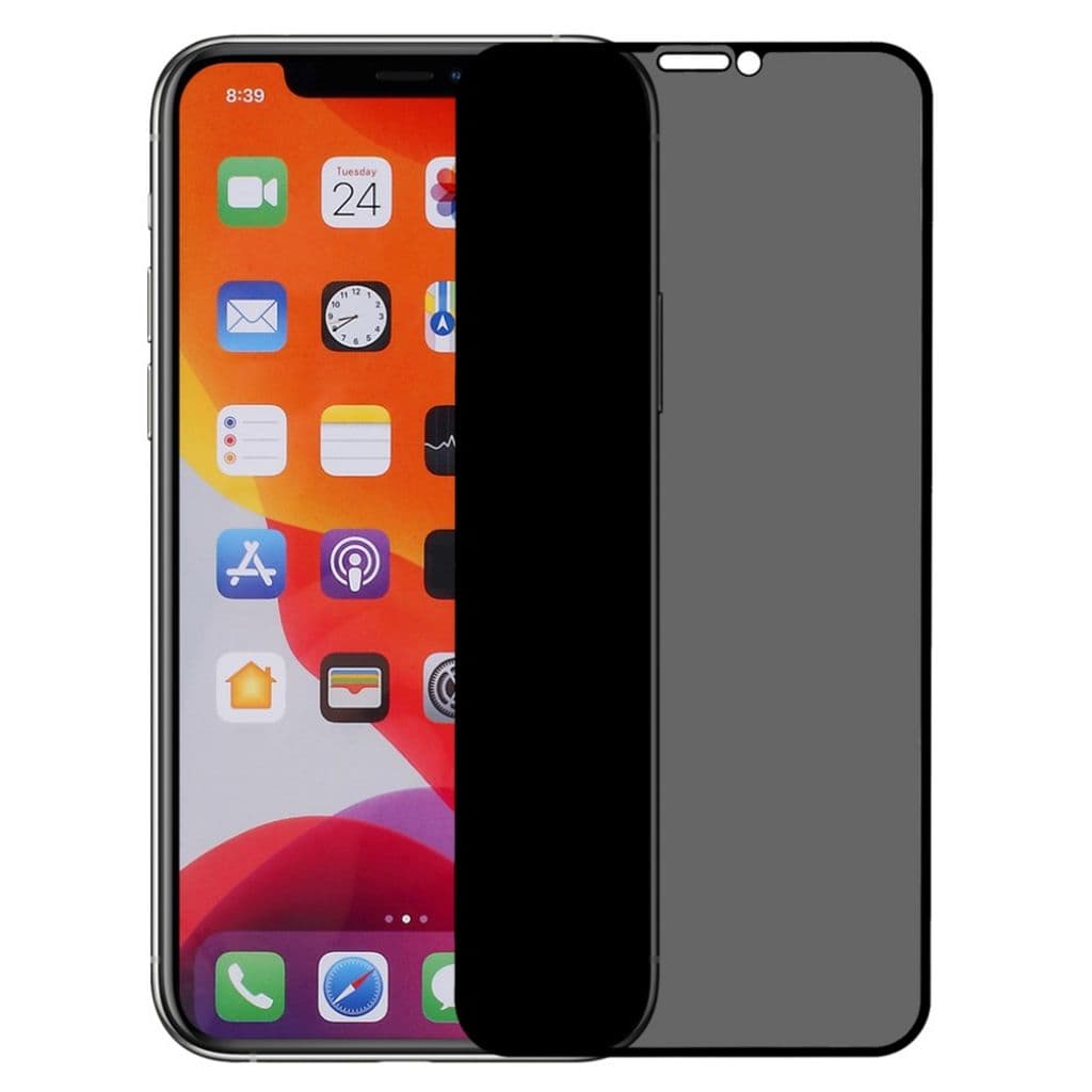 iPhone 11 Pro Max skärmskydd i härdat glas med privacy filter