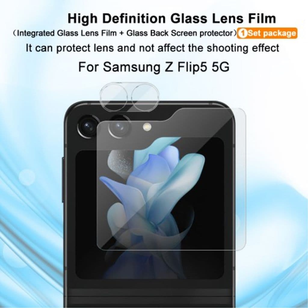 IMAK Samsung Galaxy Z Flip5 5G skärmskydd - Transparent - Bild 2