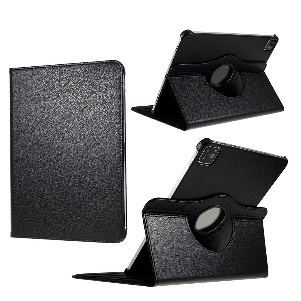 iPad Air 11"/10.9"/Pro 11" Fodral med roterbart ställ - Svart