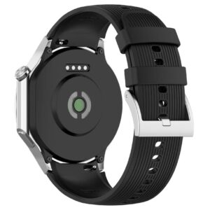 OnePlus Watch 3 / 2 / 2R / Oppo Watch X / X2 Klockarmband Silikon - Svart
