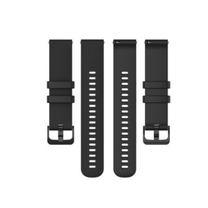 Garmin VivoMove 3S/VivoActive 4S Klockarmband i silikon - Svart