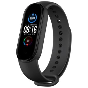 Xiaomi Mi Band 5/6/7 silikonarmband - Svart