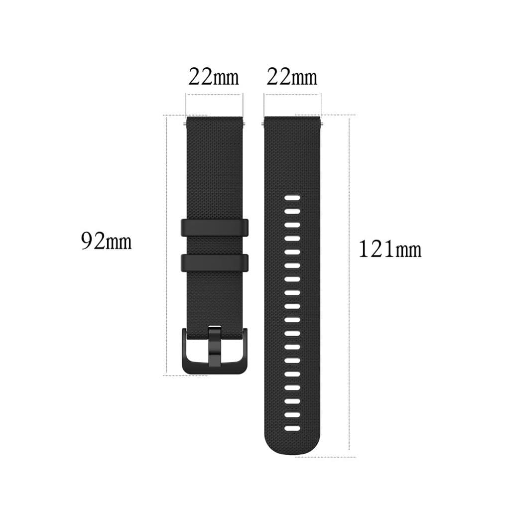 Garmin Forerunner 745 Klockarmband i silikon - Svart - Bild 8