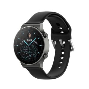 Beständigt Huawei Watch GT 2 Pro etc. (Size S: 22mm) Klockarmband - Svart