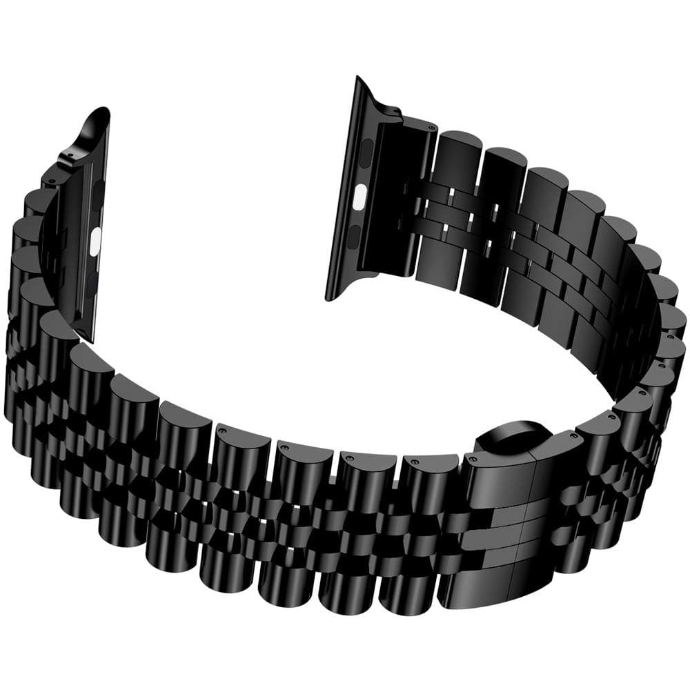 Apple Watch 42/44/46/49mm Klockarmband Rostfritt Stål - Svart