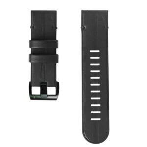 Garmin Fenix 6X/5X Plus/3/3 HR Klockarmband i läder- Svart