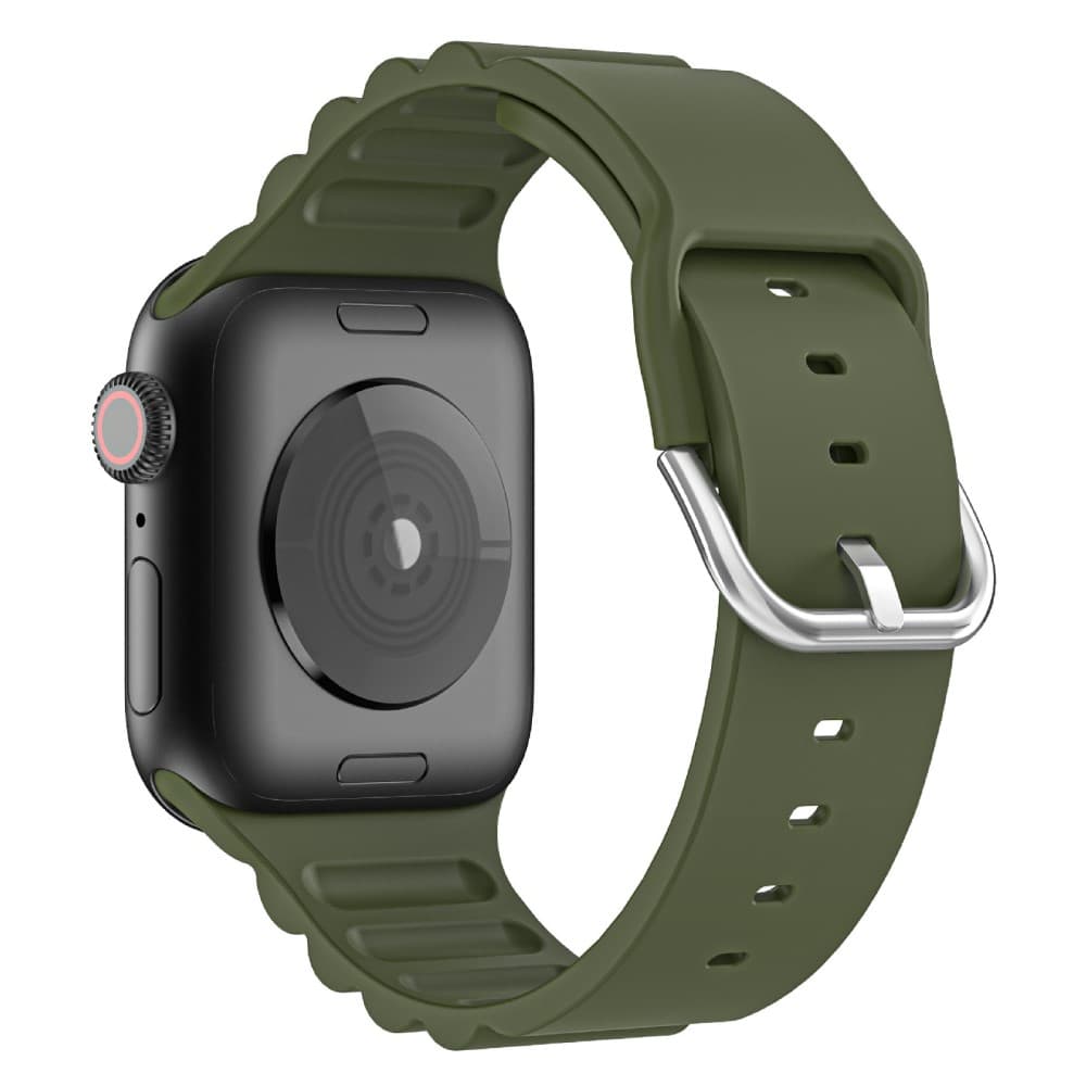 Apple Watch 42/44/46/49mm Klockarmband Silikon - Grön