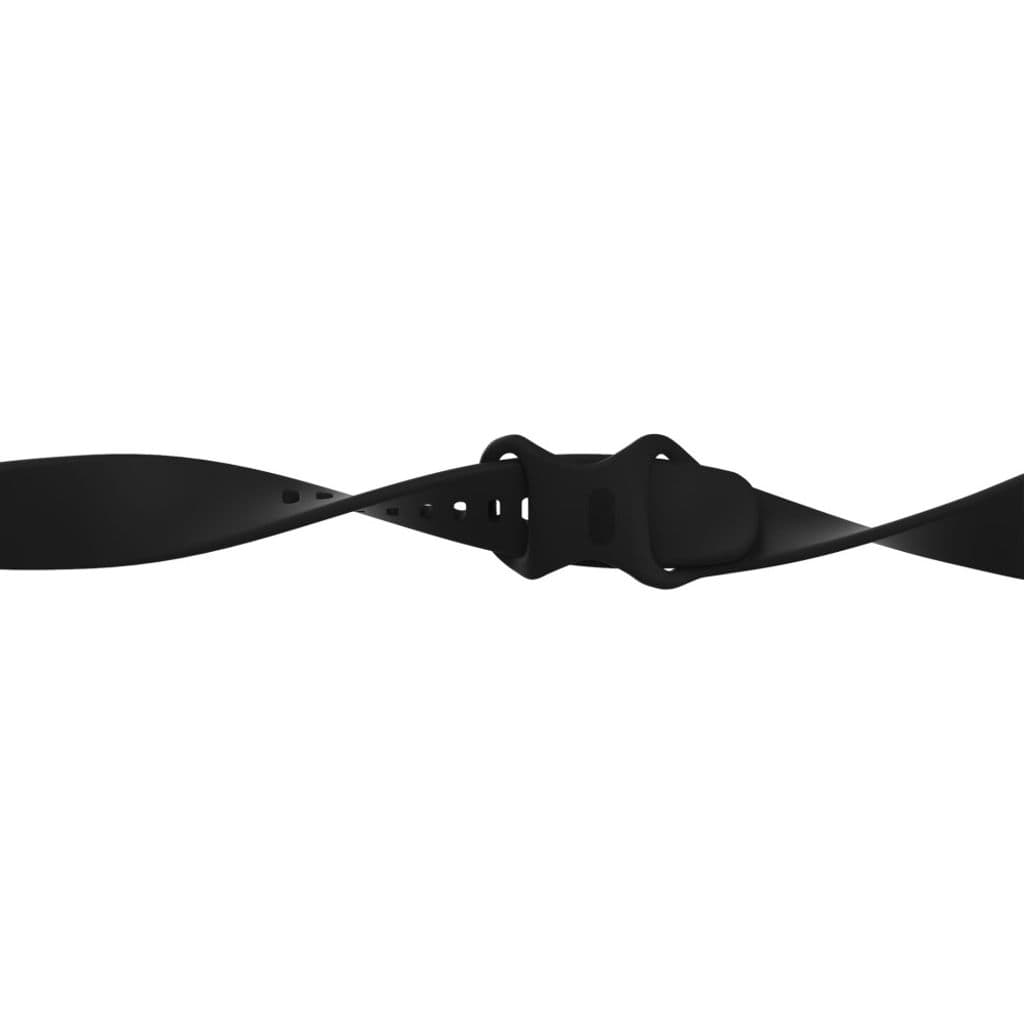 Mjukt Fitbit Versa 4/ Sense 2 klockarmband - Svart
